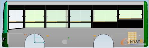 圖6 整車分割線優(yōu)化示意