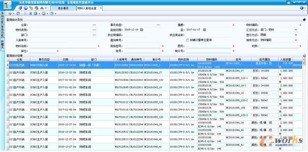 ERP系統(tǒng)操作界面